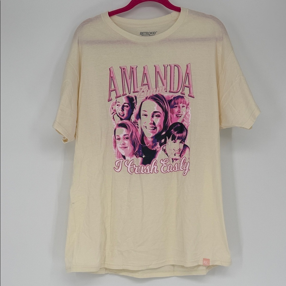 Amanda Zima Graphic T-Shirt Retro Kid Y2K Celebrity Tee XL